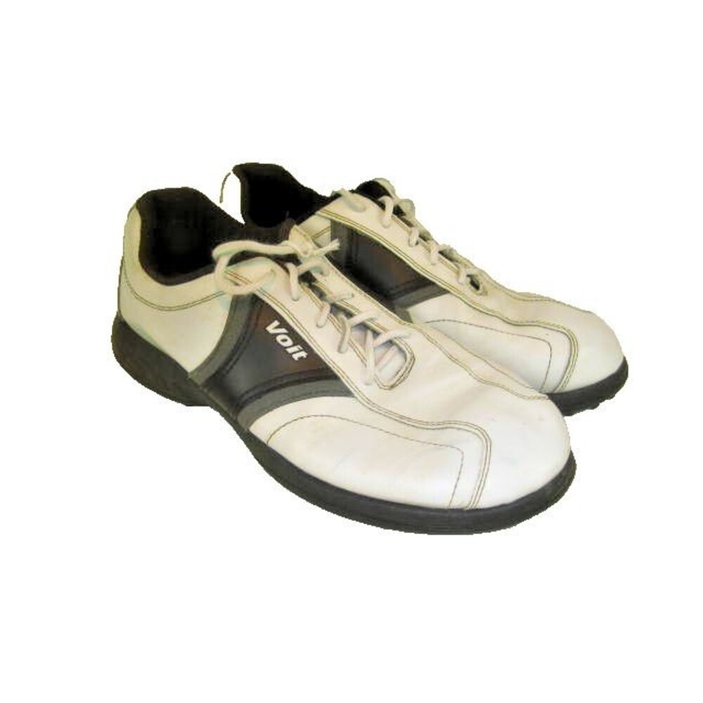 Mens Vntg Voit Golf Shoes Saddle Oxfords Black/White  sz 11M